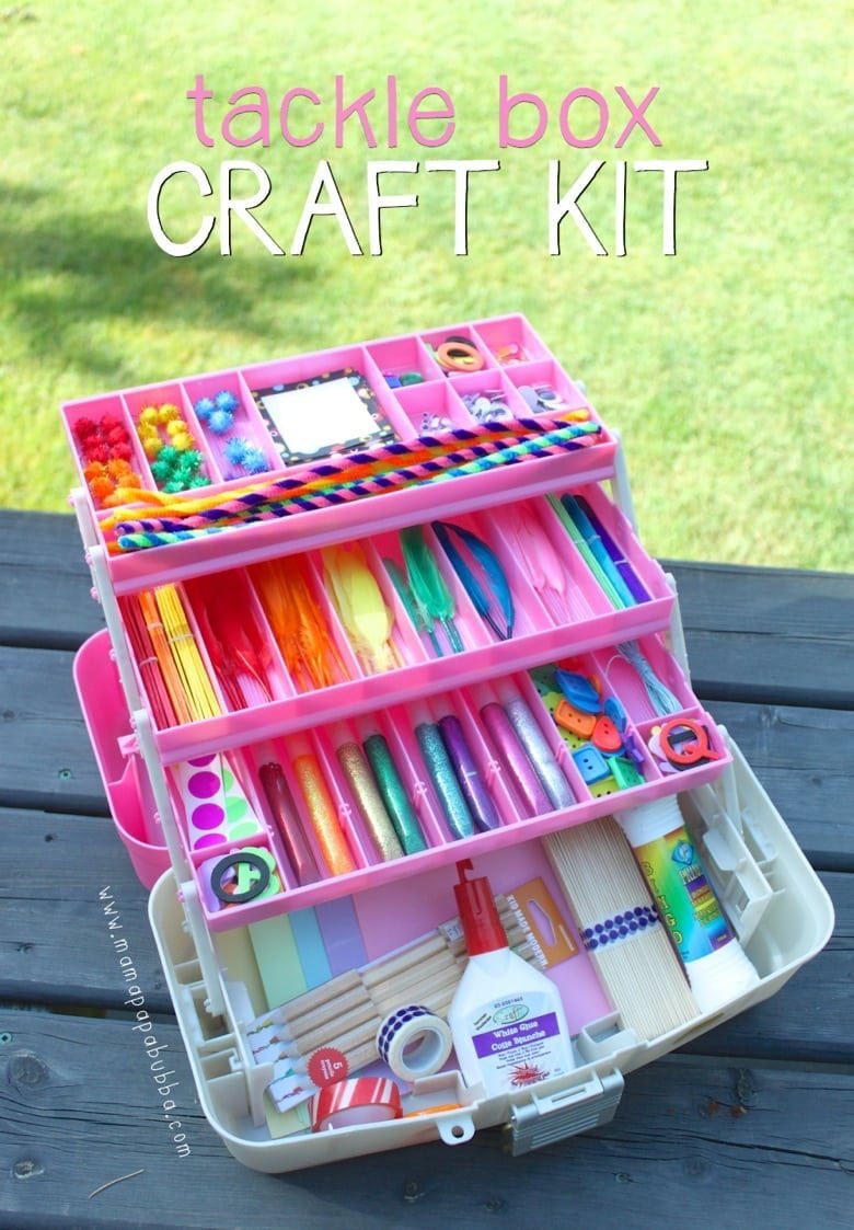 kids craft gift basket
