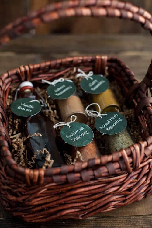 spices gift basket
