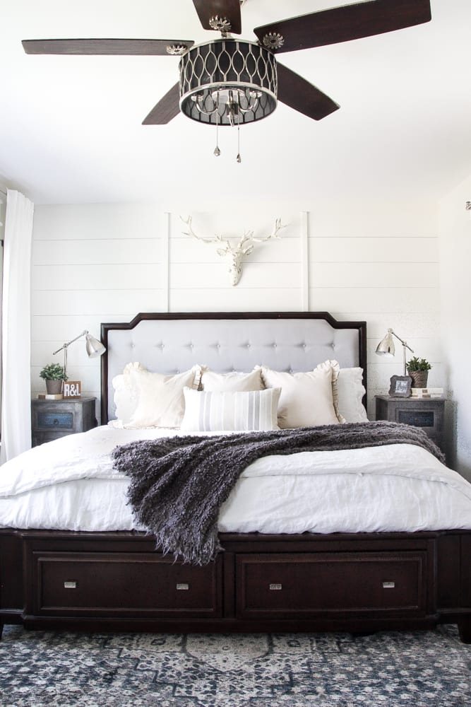 Rustic Modern Master Bedroom Reveal and Sources