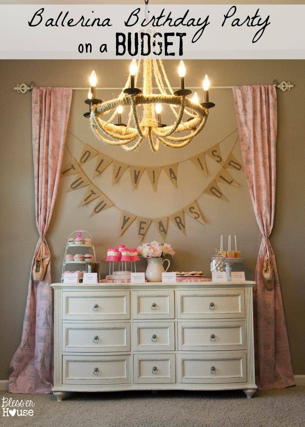 A Ballerina Birthday Party on a Budget