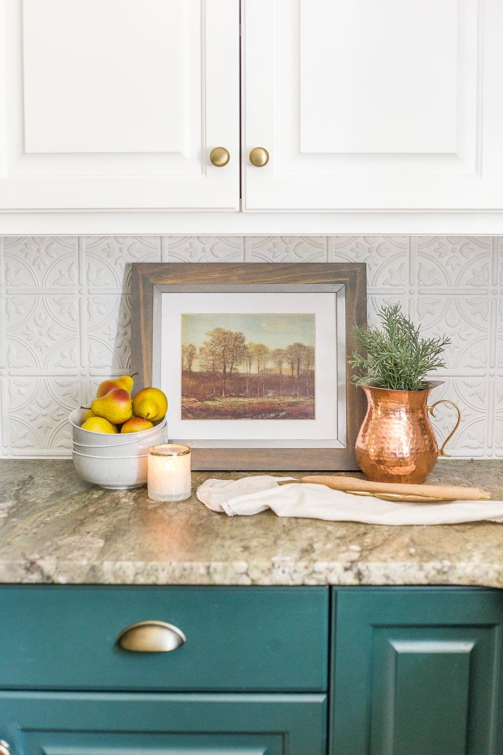 Access to a free autumn landscape art printable that you can print directly from your home printer and frame for budget-friendly fall decor.