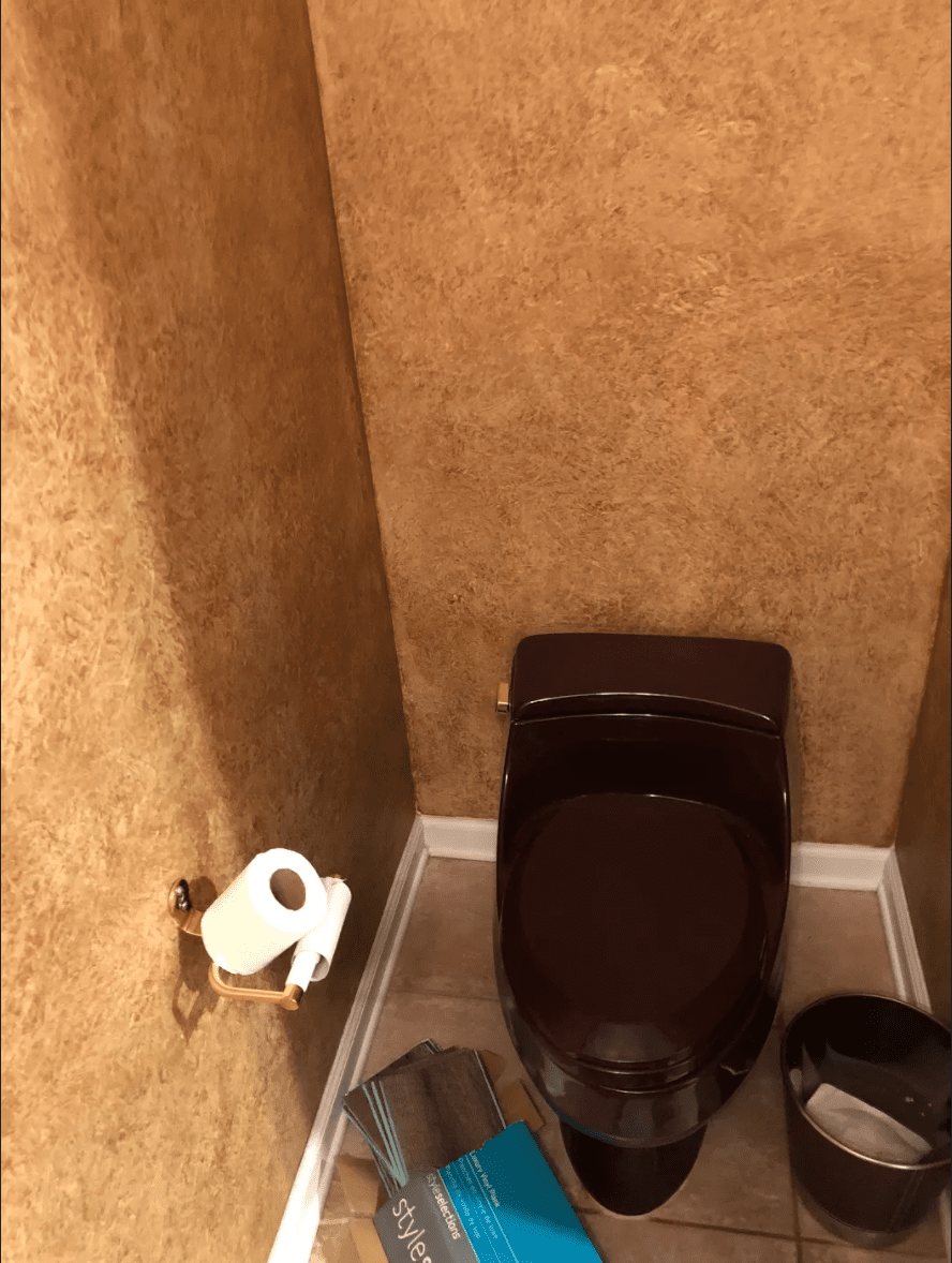 powder room before