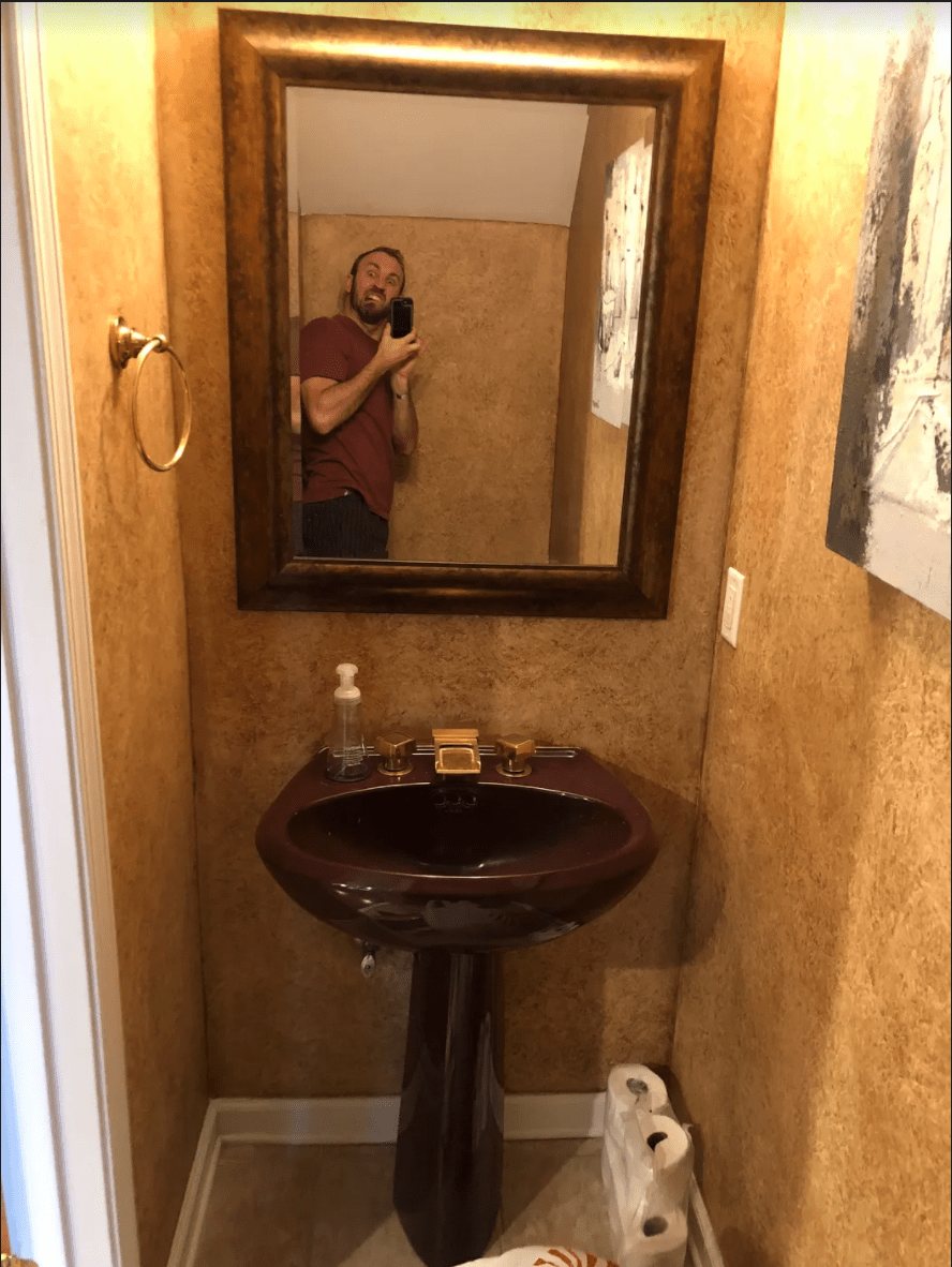 powder room before