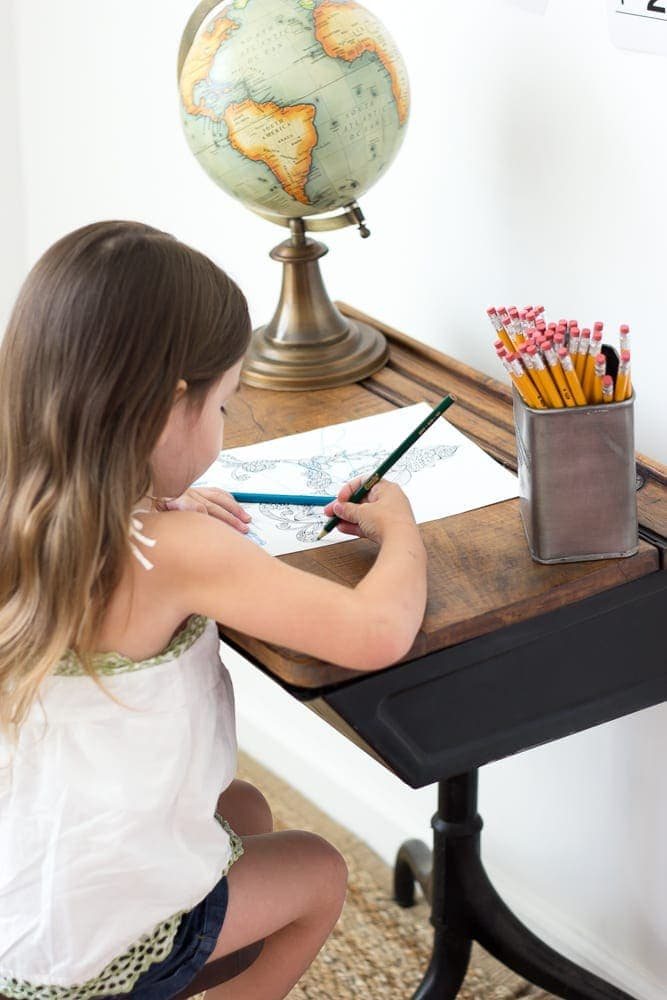 Back to School Style Guide – Schoolhouse Desk Homework Station