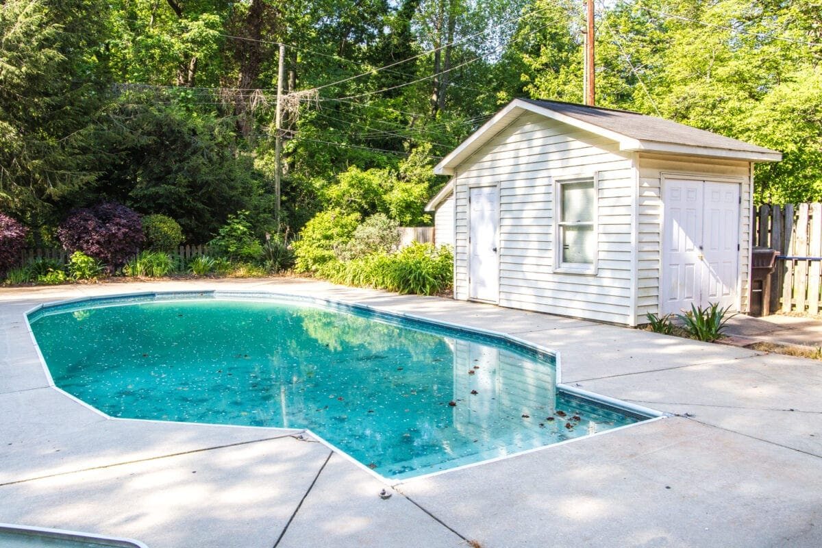 Backyard Before Tour and Pool Makeover Plans