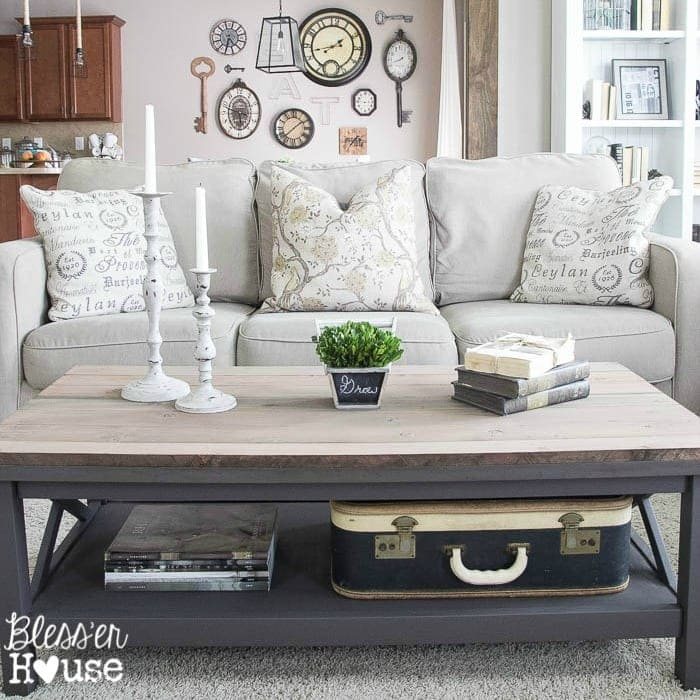 Barn Wood Top Coffee Table