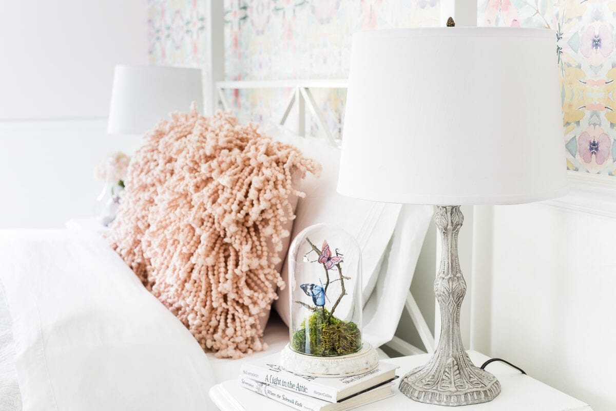 Baroque Table Lamp Makeover + Olivia’s Bedroom Progress