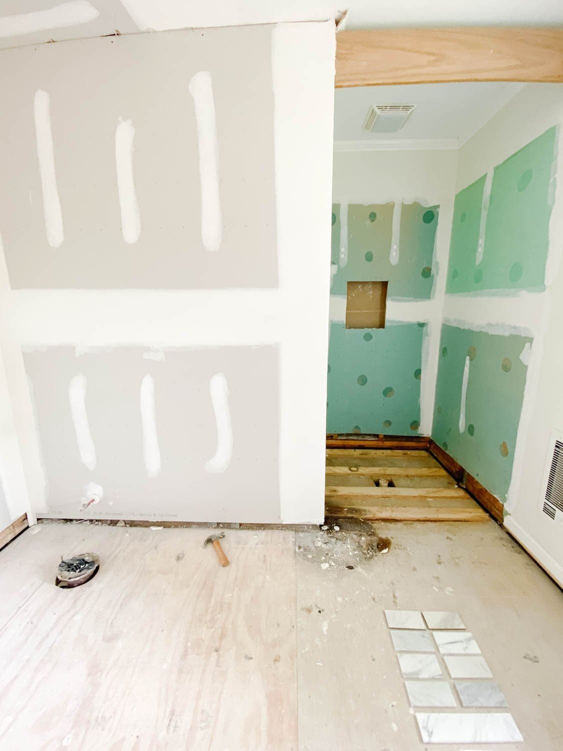 bathroom before