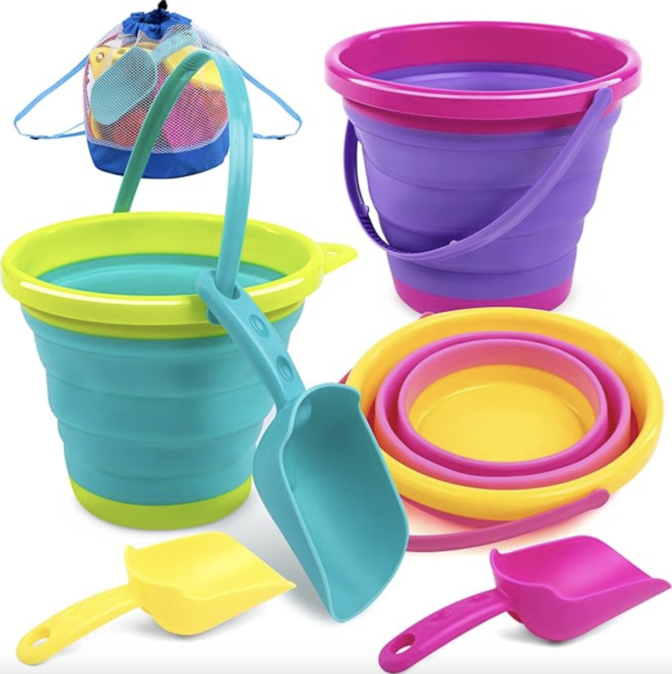 collapsible travel sand toys