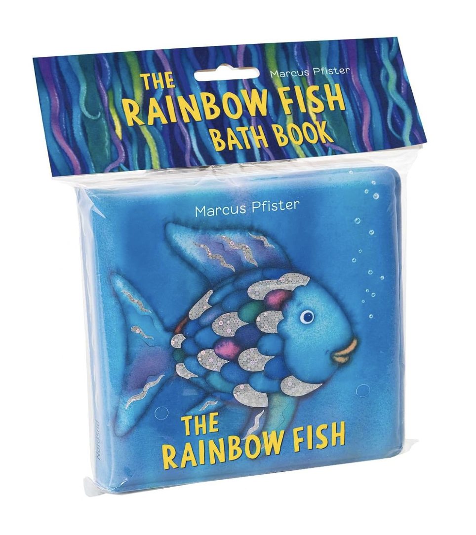 rainbow fish bath book