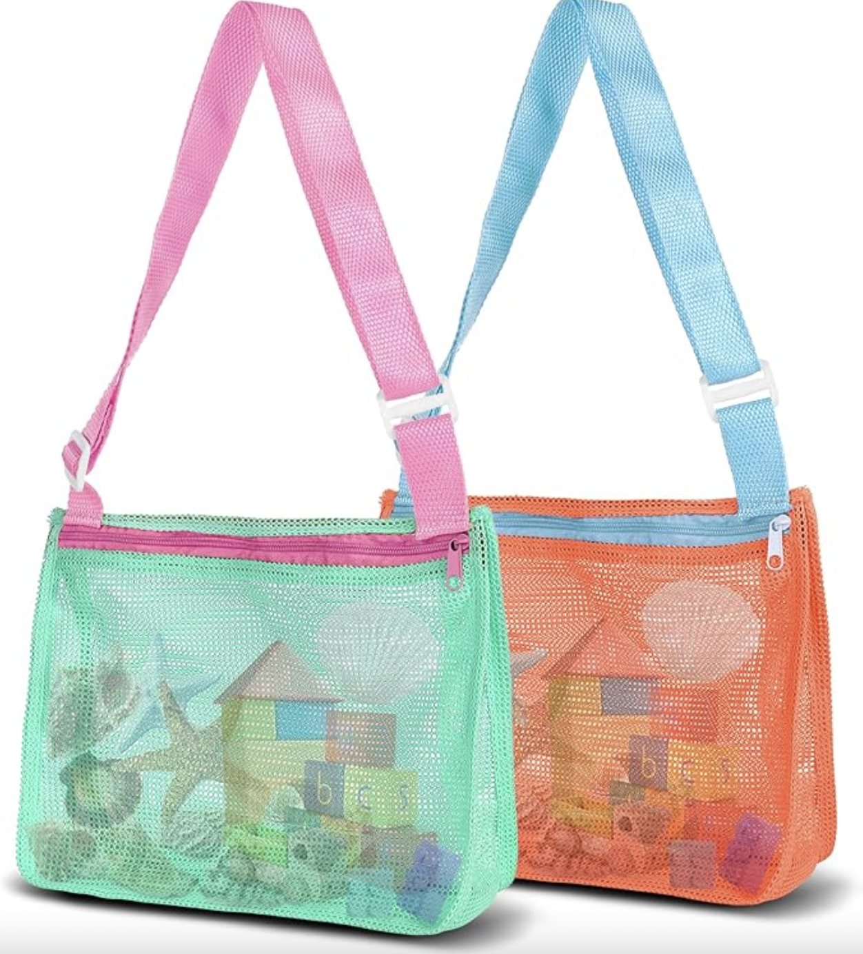sea shell collecting bag