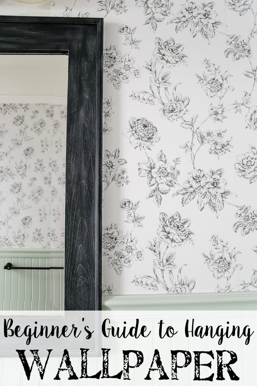 Beginner's Guide to Hanging Wallpaper | unigumushane.com - A step-by-step tutorial for how to hang wallpaper along with a full supply list and tips for first-timers.