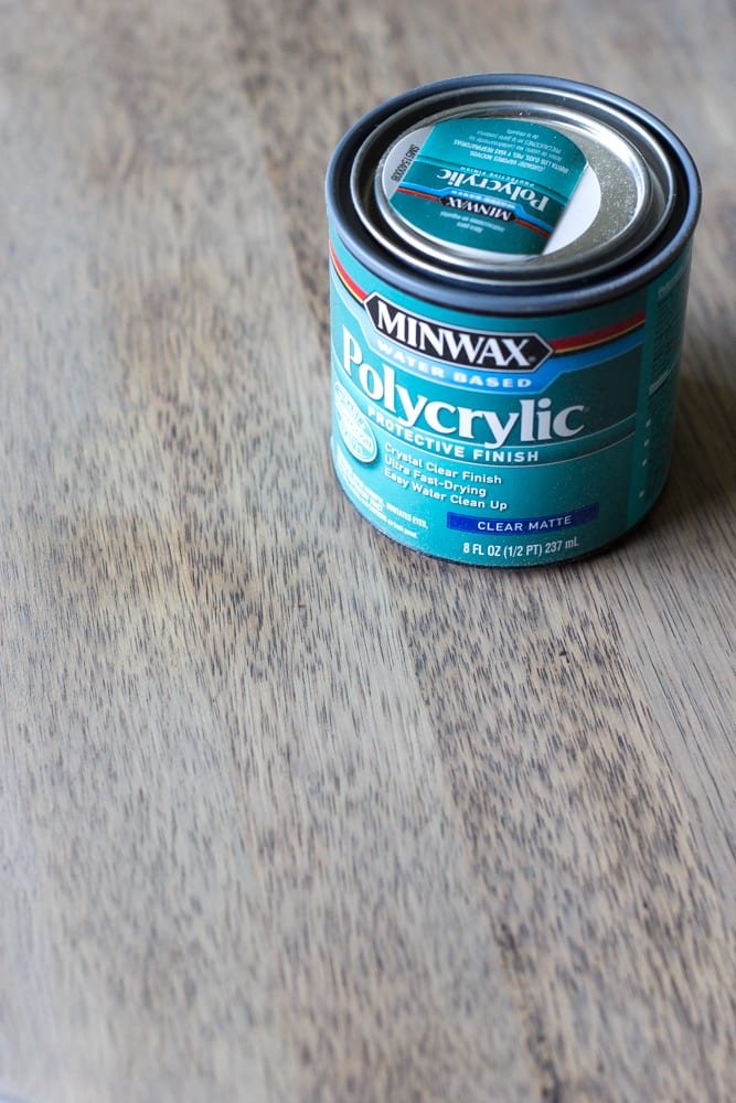 how to seal painted furniture with polycrylic