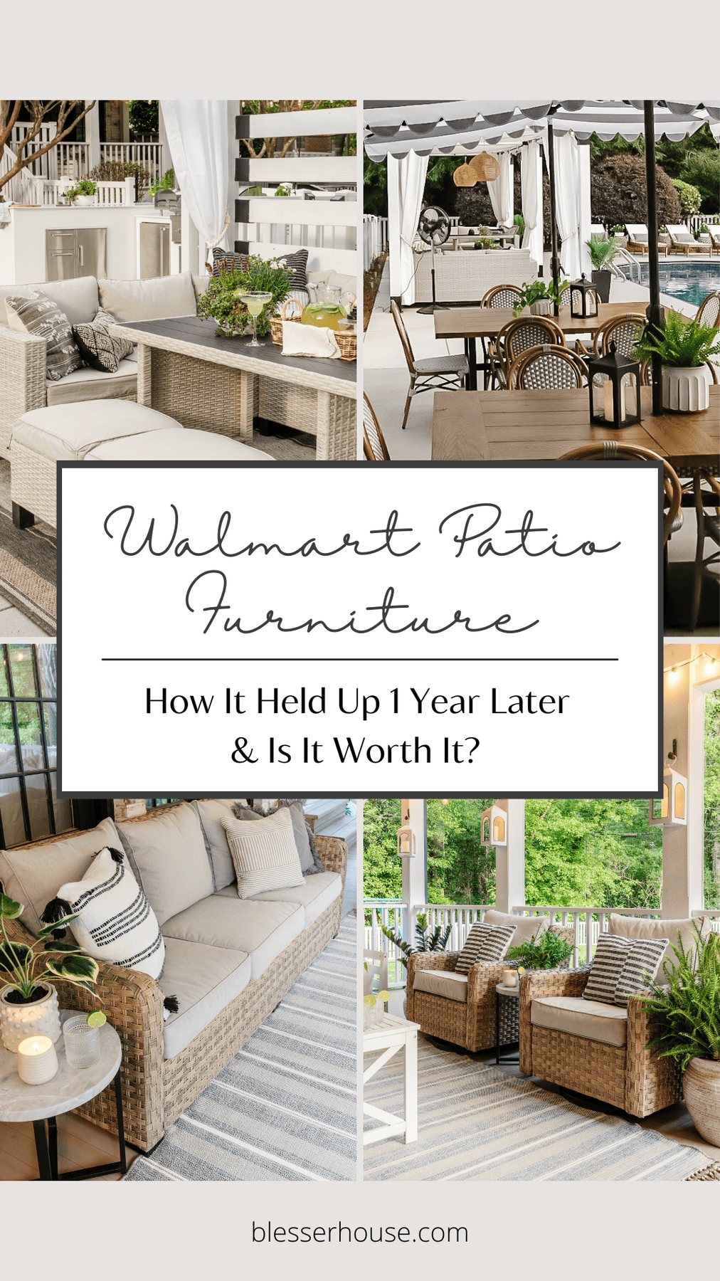 walmart patio furniture product review 1 year later