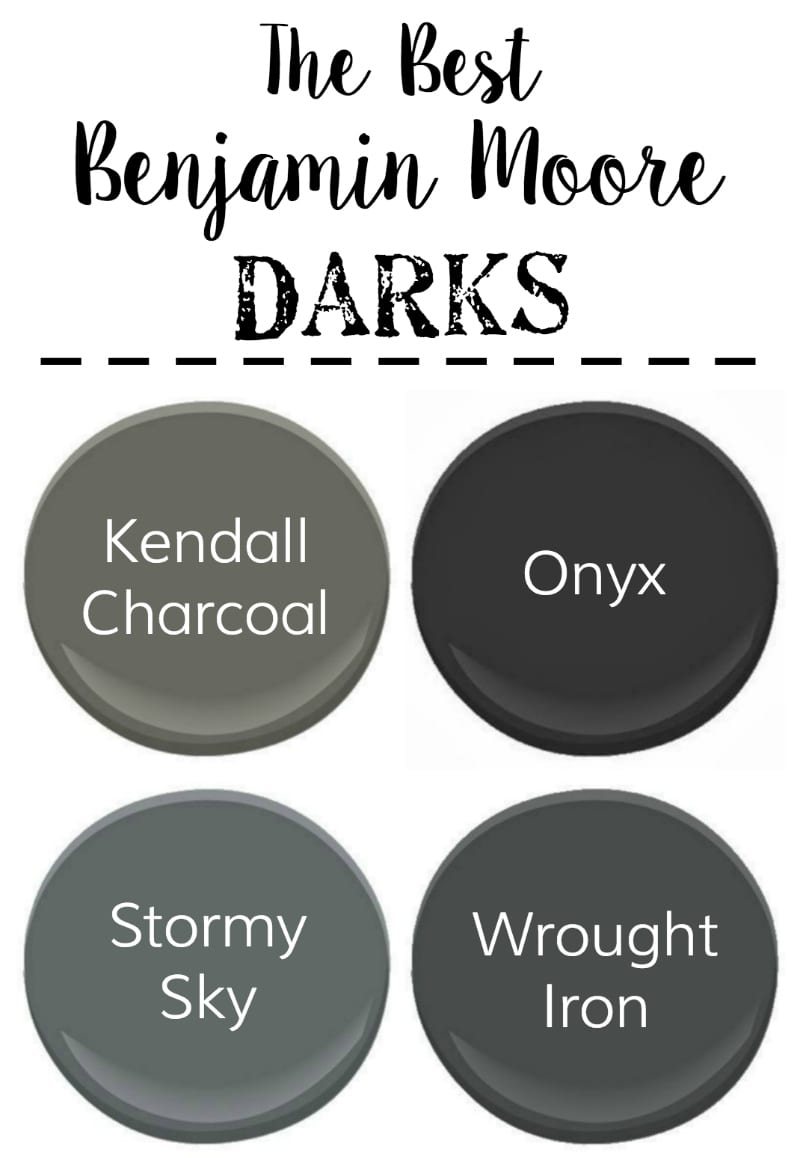 The Best Neutral Paint Colors | unigumushane.com - The best neutral paint colors from Benjamin Moore with cool grays, warm grays, whites, and darks to create a designer palette for your home.
