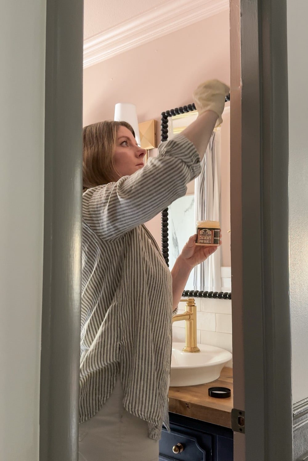 how to fix a sticking door from paint