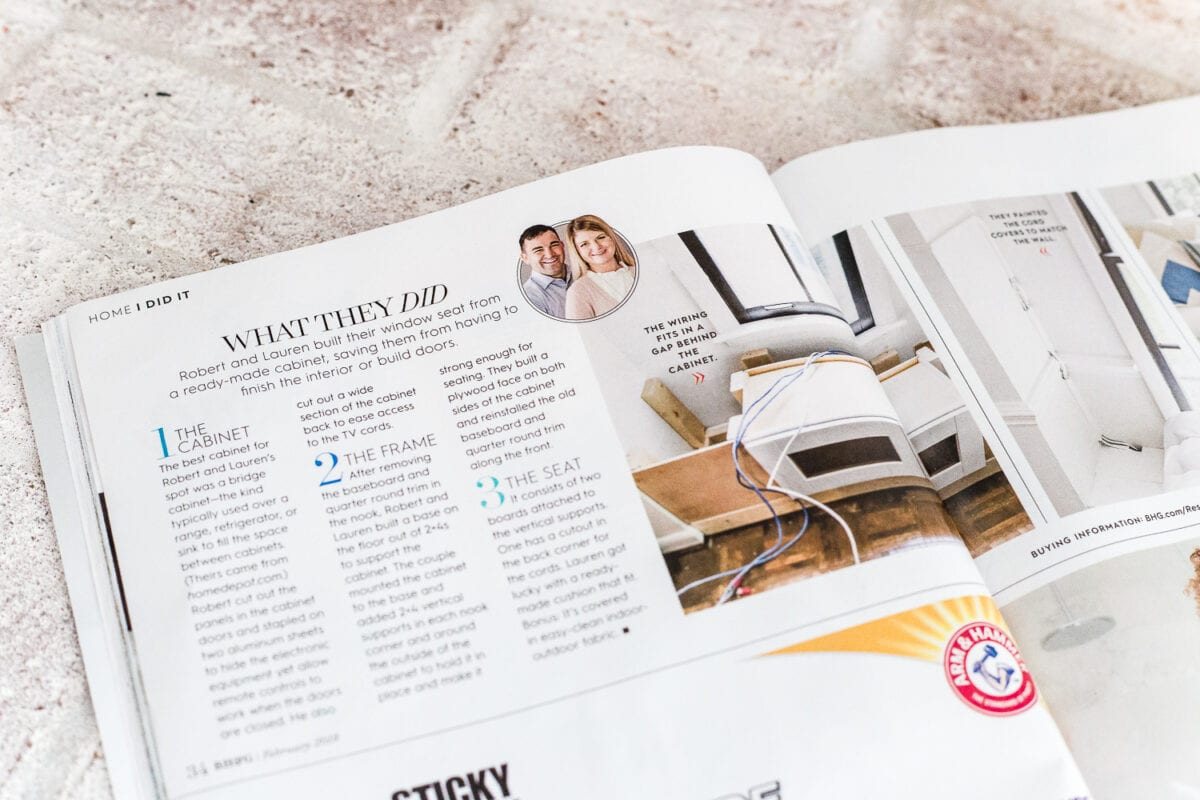 Better Homes and Gardens Magazine Photo Shoot | unigumushane.com - A recap and behind-the-scenes of a Better Homes and Gardens magazine photo shoot DIY Window Seat #betterhomesandgardens #photoshoot