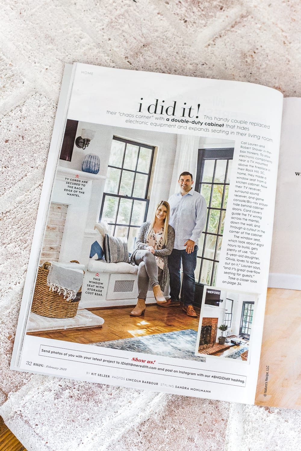 Better Homes and Gardens Magazine Shoot