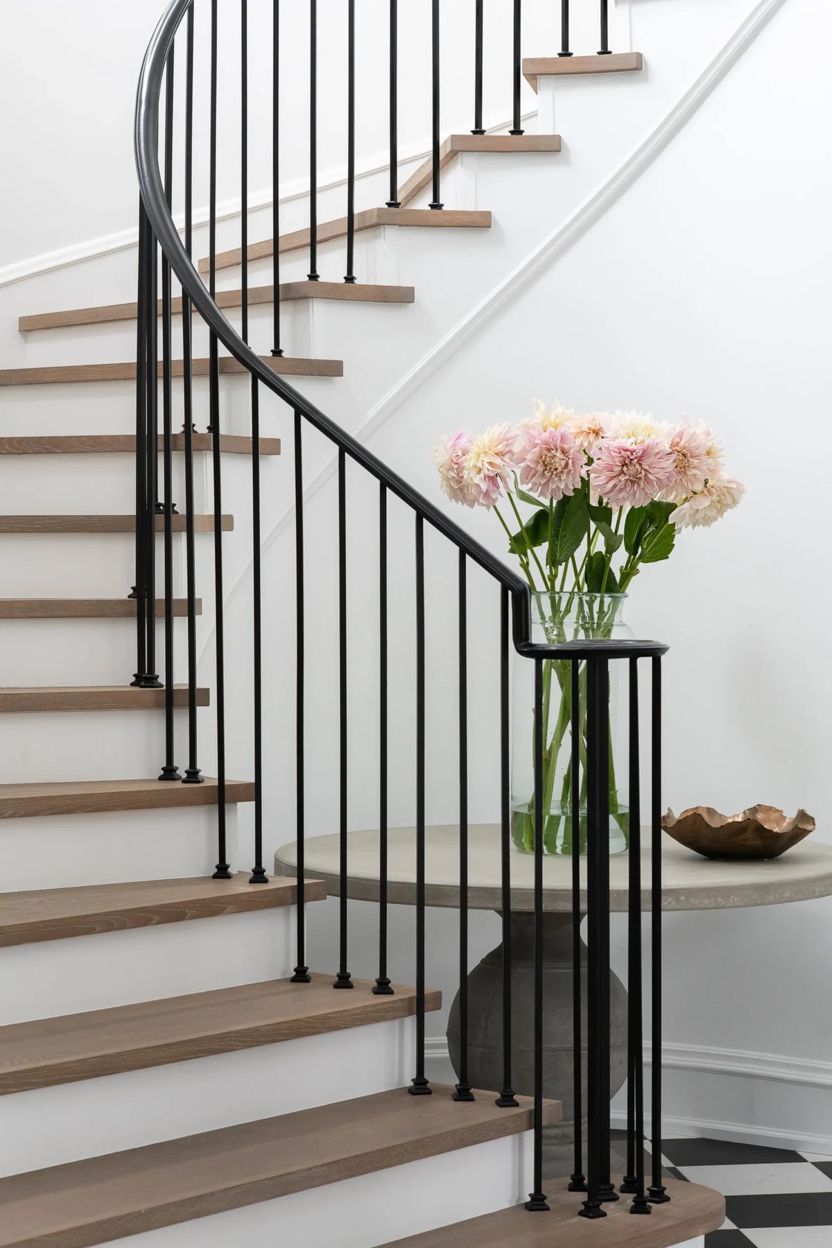 9 Black Stair Railing Ideas Inspiring Drama in Our Foyer