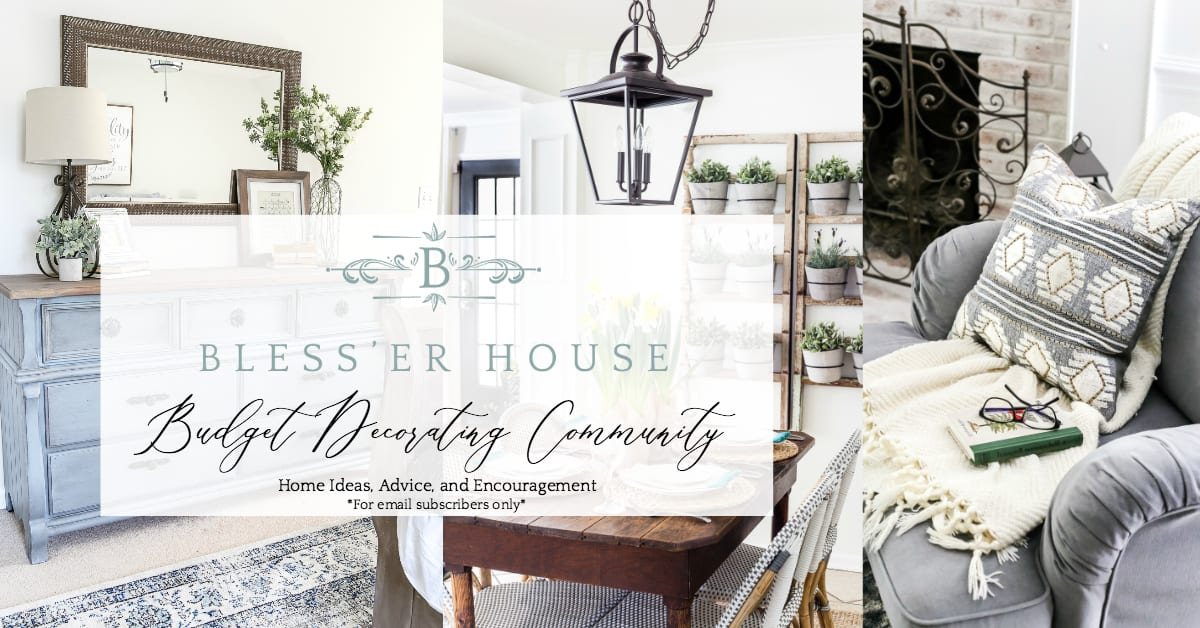 A free budget decorating community with thrifty home decorating inspiration, advice, free printables, tutorials, and encouragement.