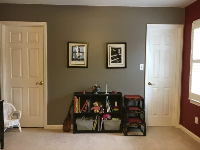 Blue Cottage Style Guest Bedroom Makeover | unigumushane.com - A dark and dated guest bedroom gets a cottage style makeover with serene shades of blue using Craigslist furniture and budget-friendly finds.