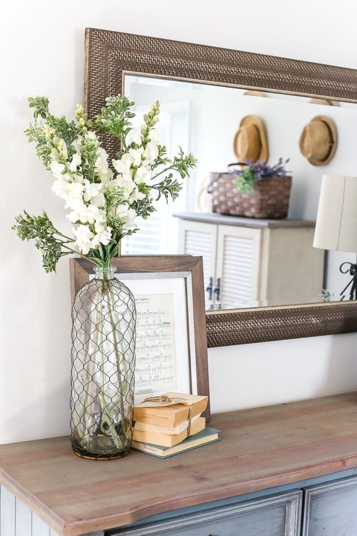 Blue Cottage Style Guest Bedroom Makeover Reveal