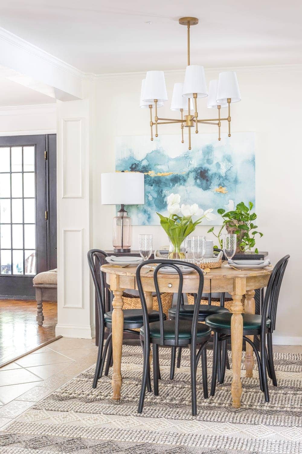 Breakfast Nook Refresh Reveal