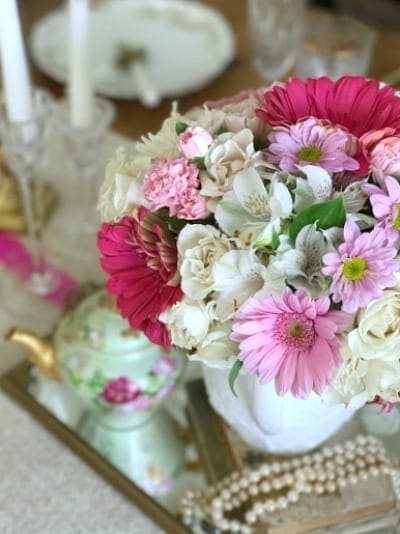 My Soulful Home | valentine-tablescape-florals