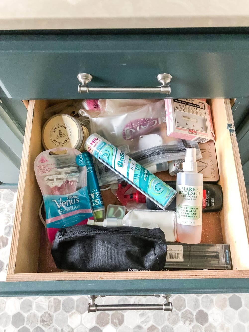 Budget Master Bathroom Refresh Reveal | bathroom drawer organization