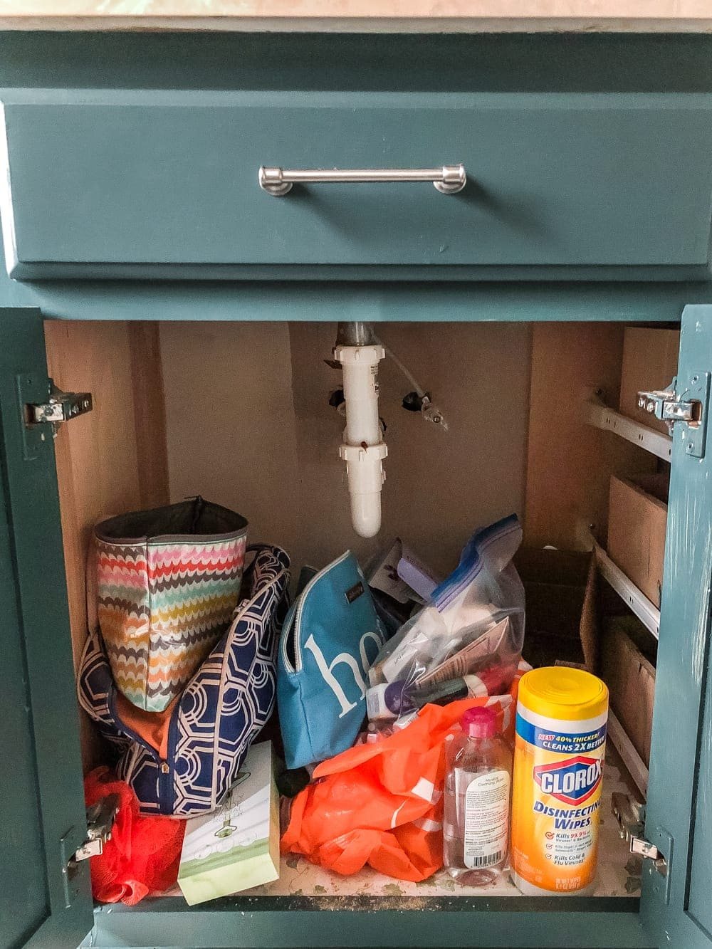Budget Master Bathroom Refresh Reveal | bathroom organization
