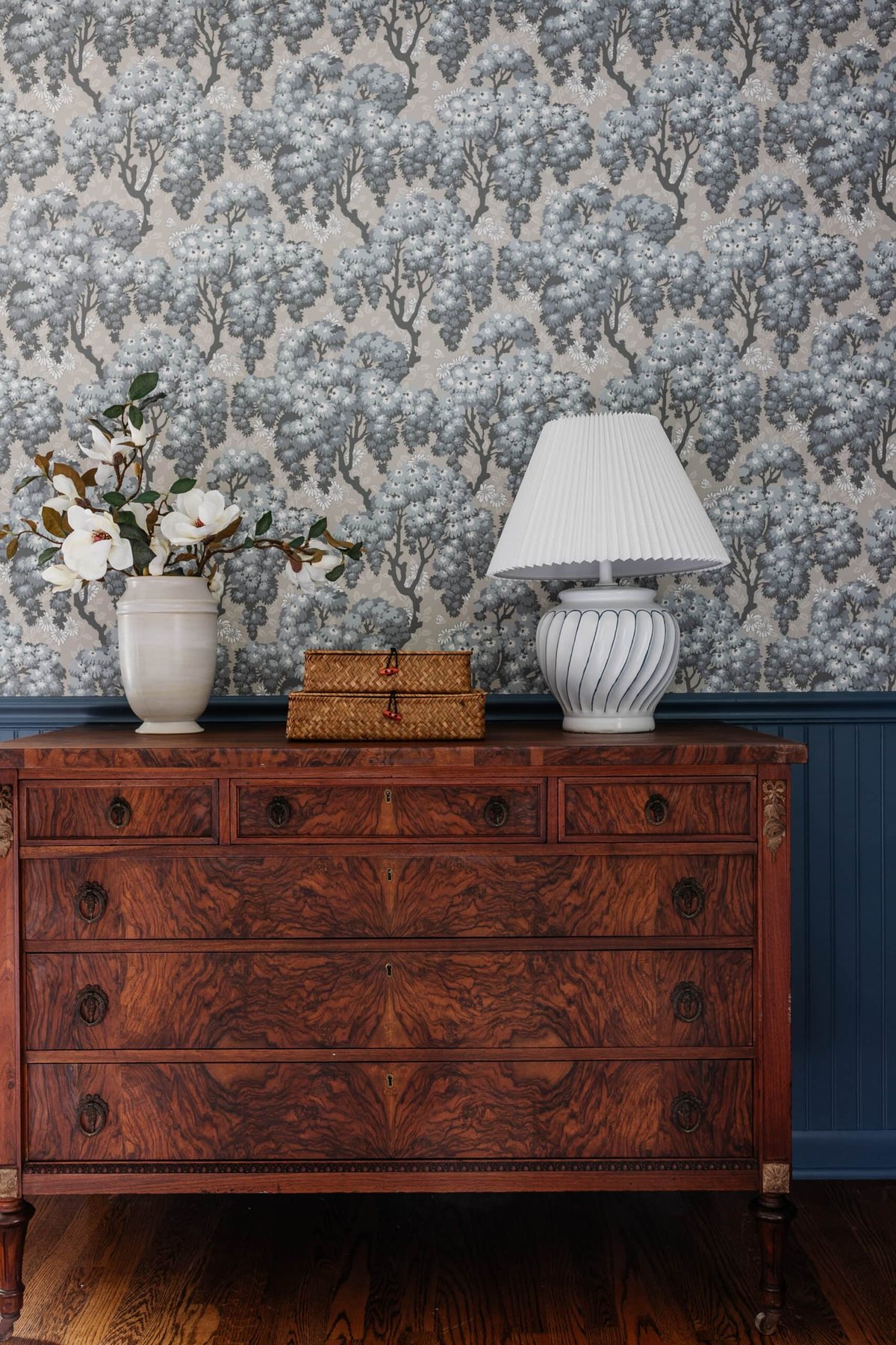 Burl Wood Furniture for All Budgets + Refinished Burl Dresser