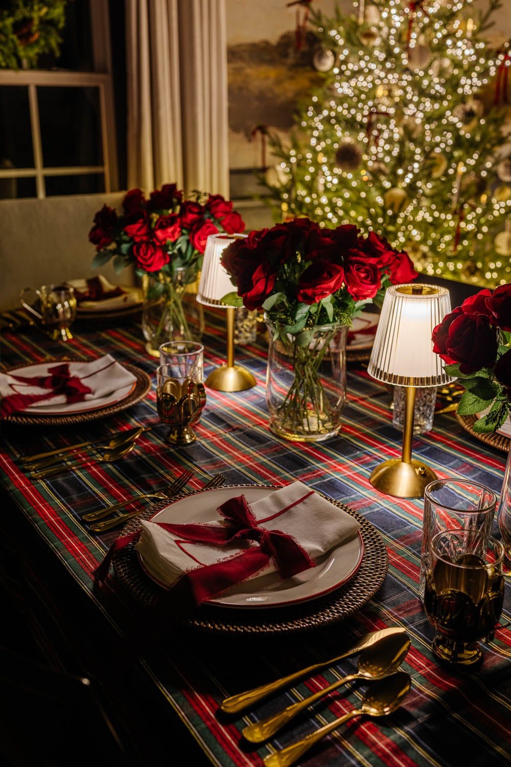 modern traditional candlelight christmas home tour