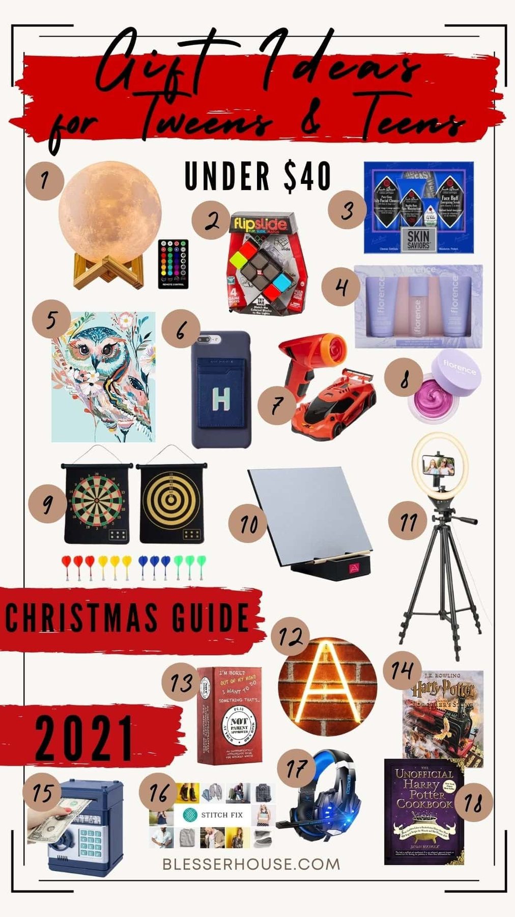 gift ideas for teens and preteens under $40