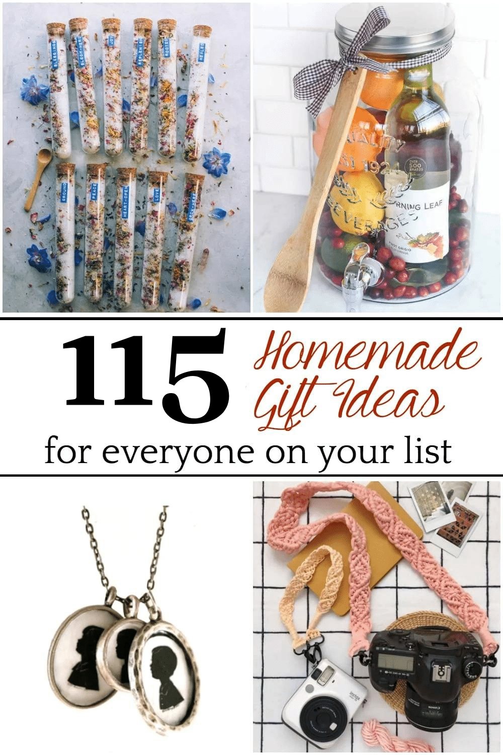 115 DIY Christmas Gift Ideas for Everyone on Your List