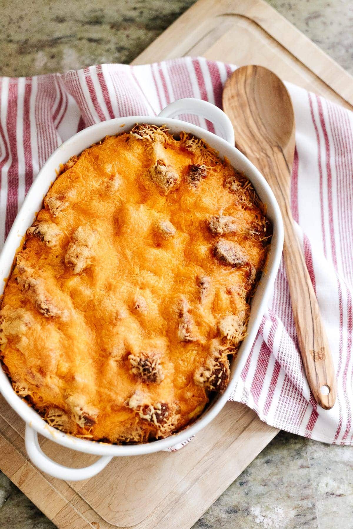 Night before Christmas morning breakfast casserole