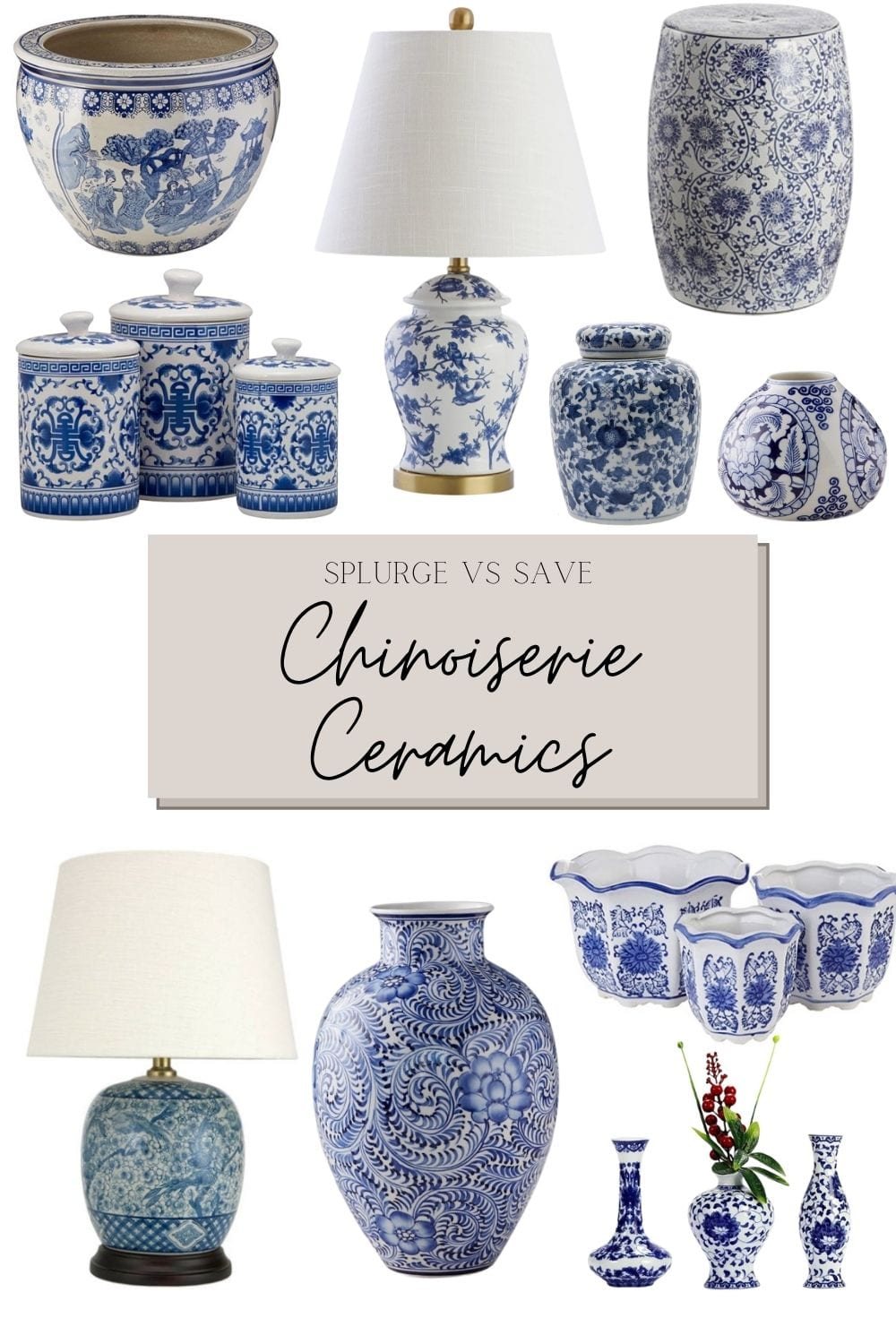 Classic Decor Spotlight: Chinoiserie Ceramics