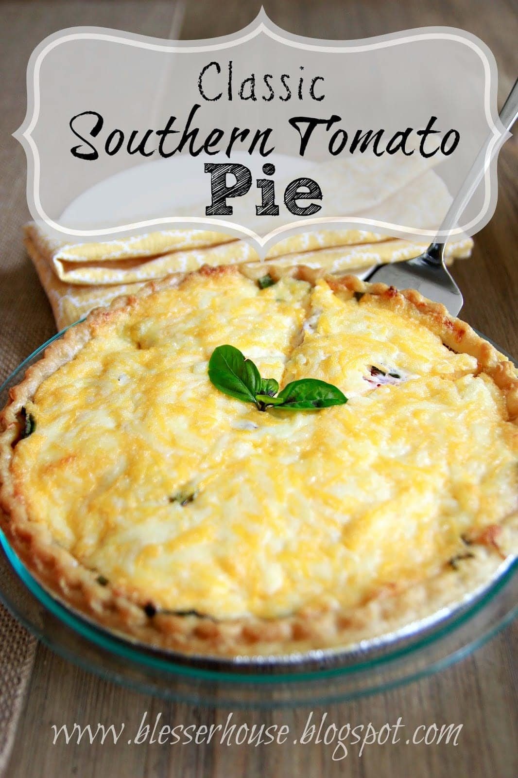 Classic Southern Tomato Pie