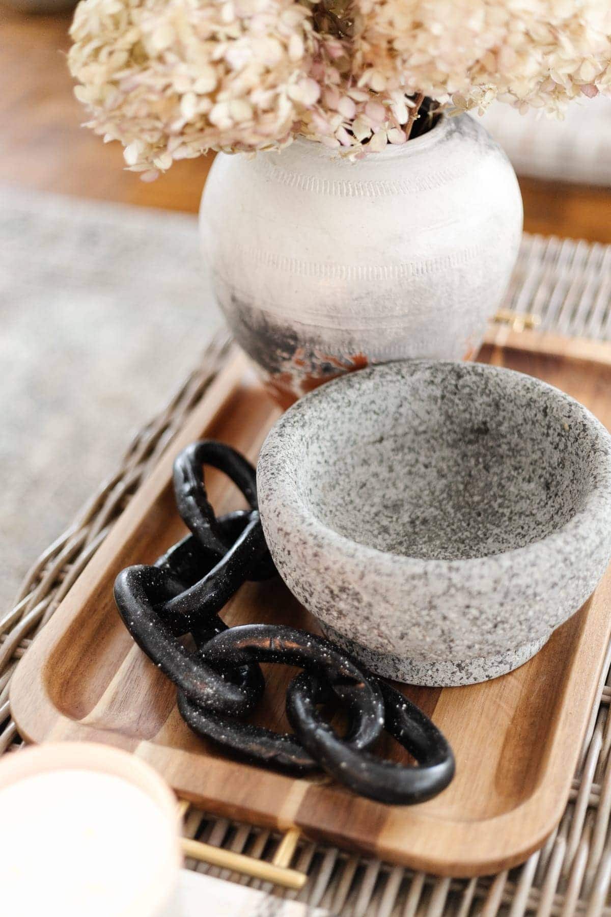 DIY Decorative Chain Out of Air Dry Clay