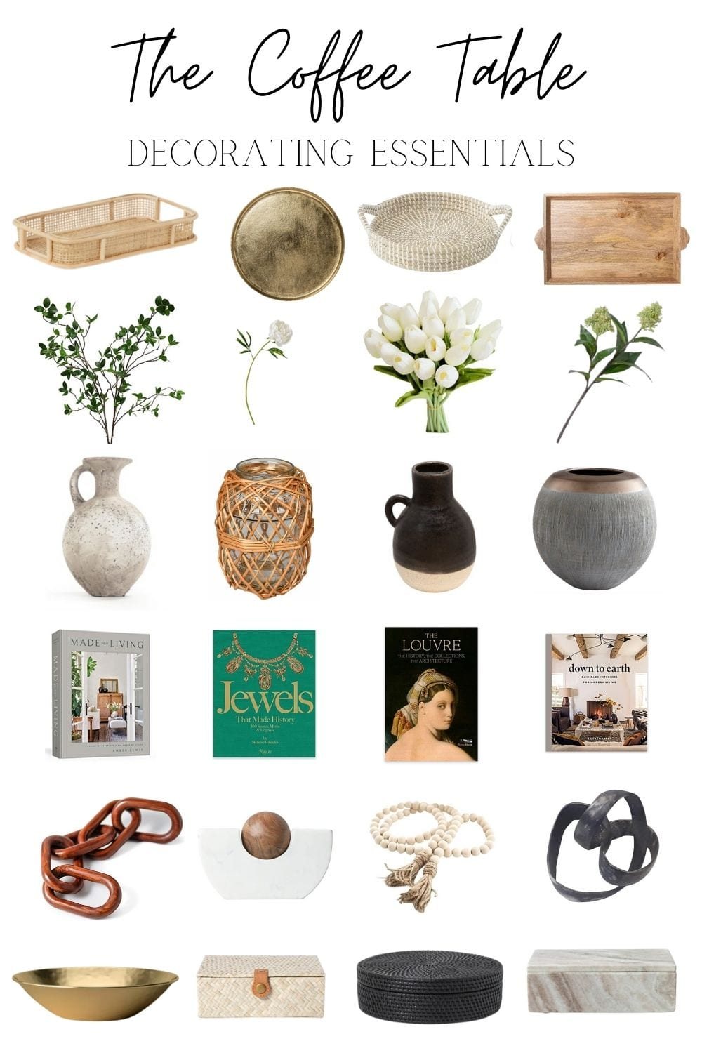 coffee table decor essentials