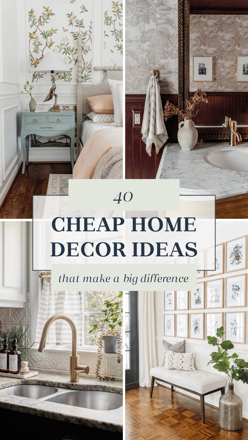 cheap decor ideas that make a big impact under $100