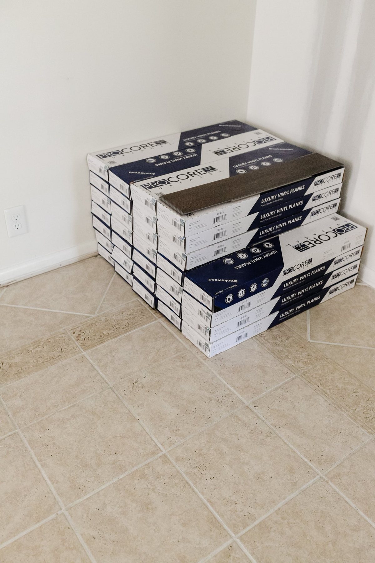 procore floors LVP installation over tile