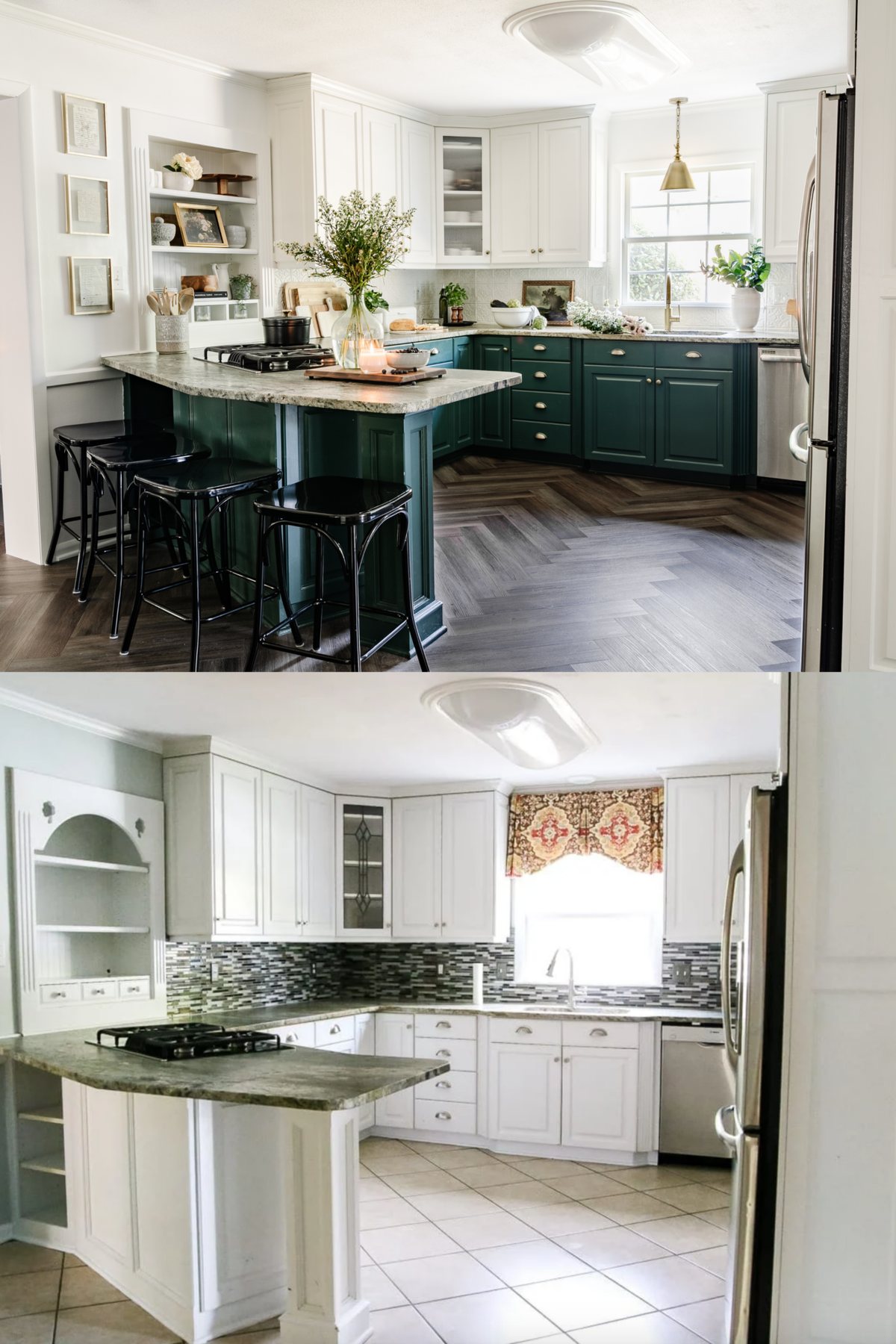 kitchen before and after