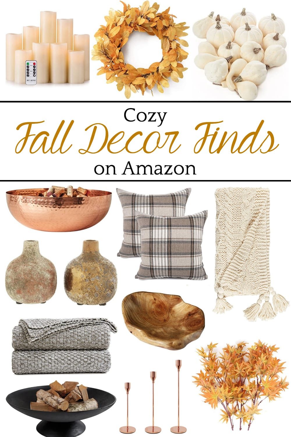 Cozy Fall Decor Finds on Amazon