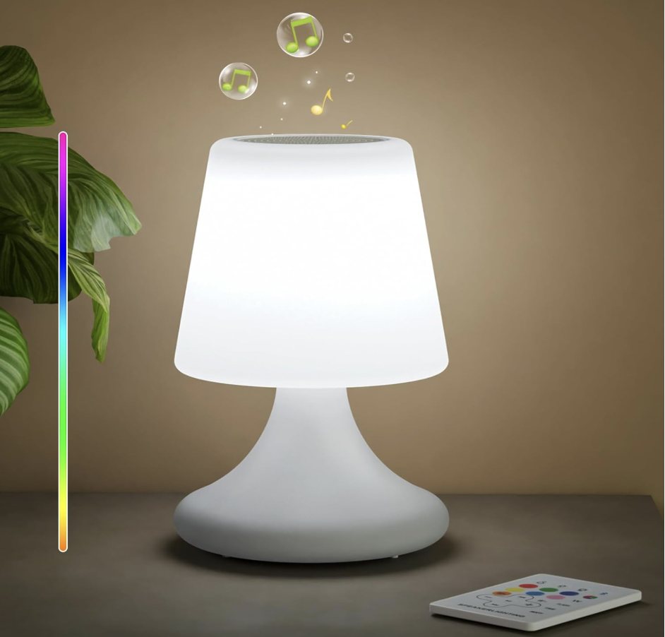 built in bluetooth speaker waterproof lamp