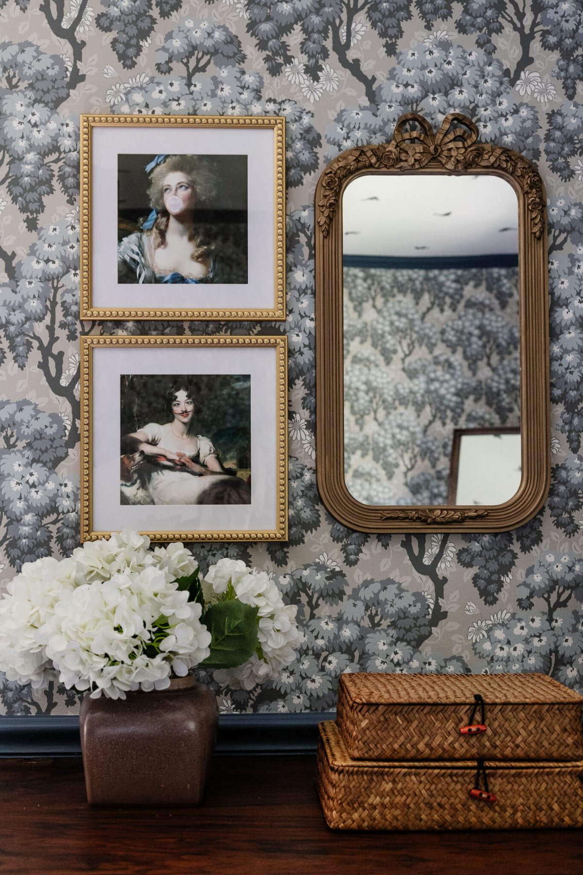 rub n buff mirror frame with