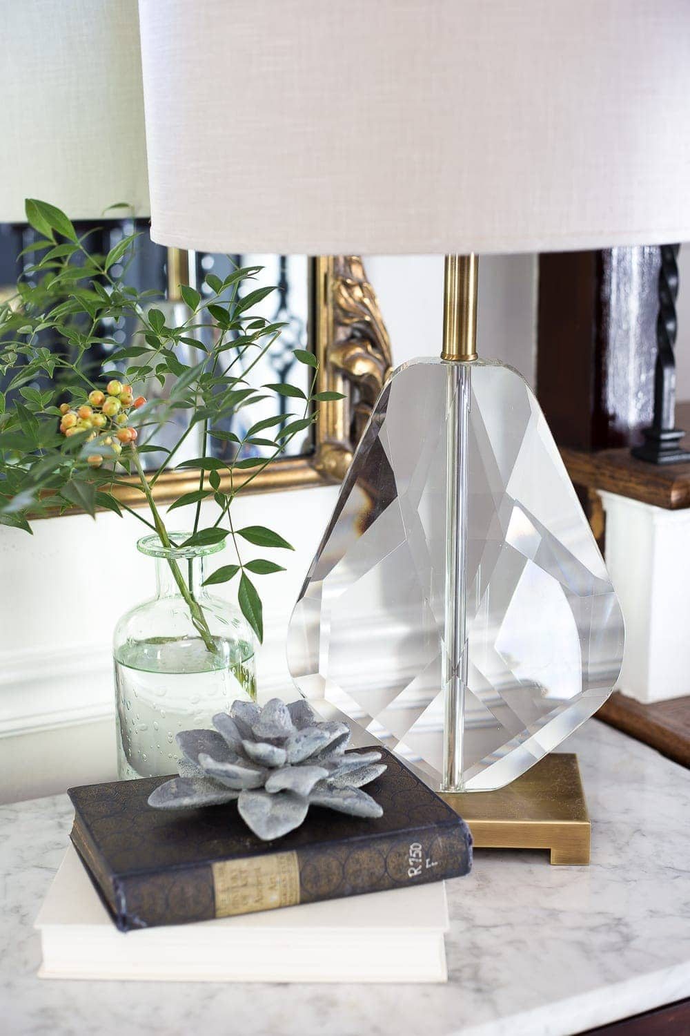 free home decor idea using stems from the yard