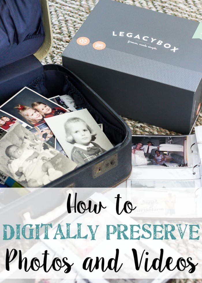 How to Digitally Preserve Photos and Videos | unigumushane.com - The easiest way to clean out old memories, photos, VHS, cassette tapes, reels, and transfer them digitally. #sponsored