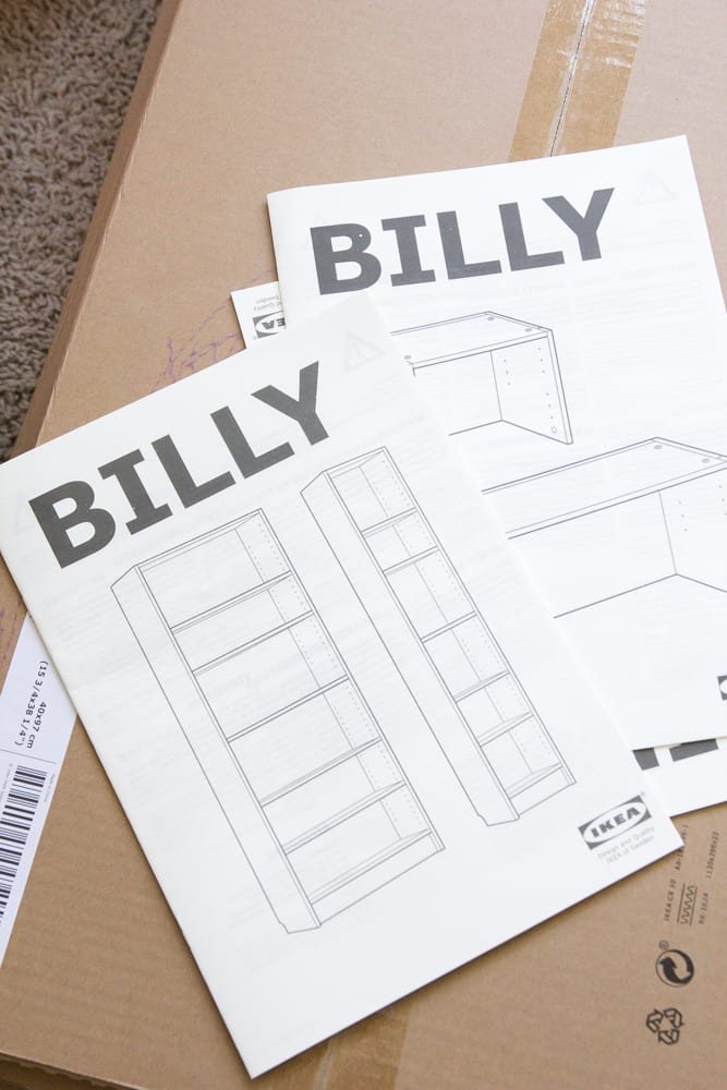 Building built-in shelving using IKEA bookcase units