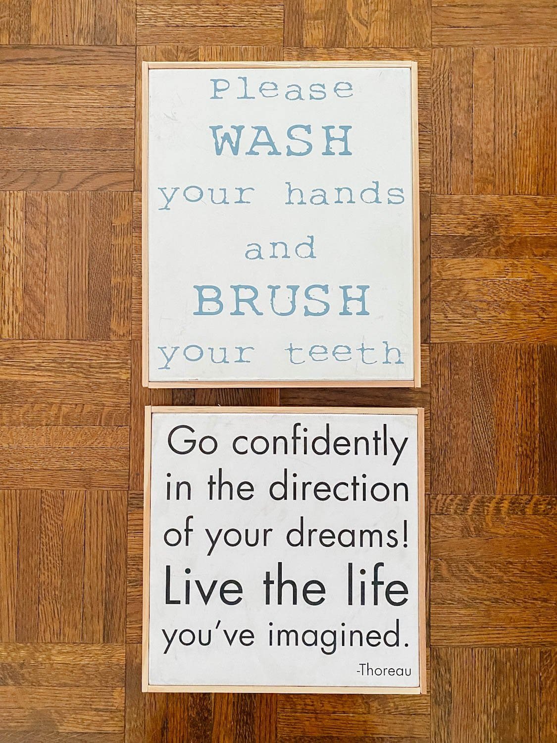 repurposed farmhouse signs