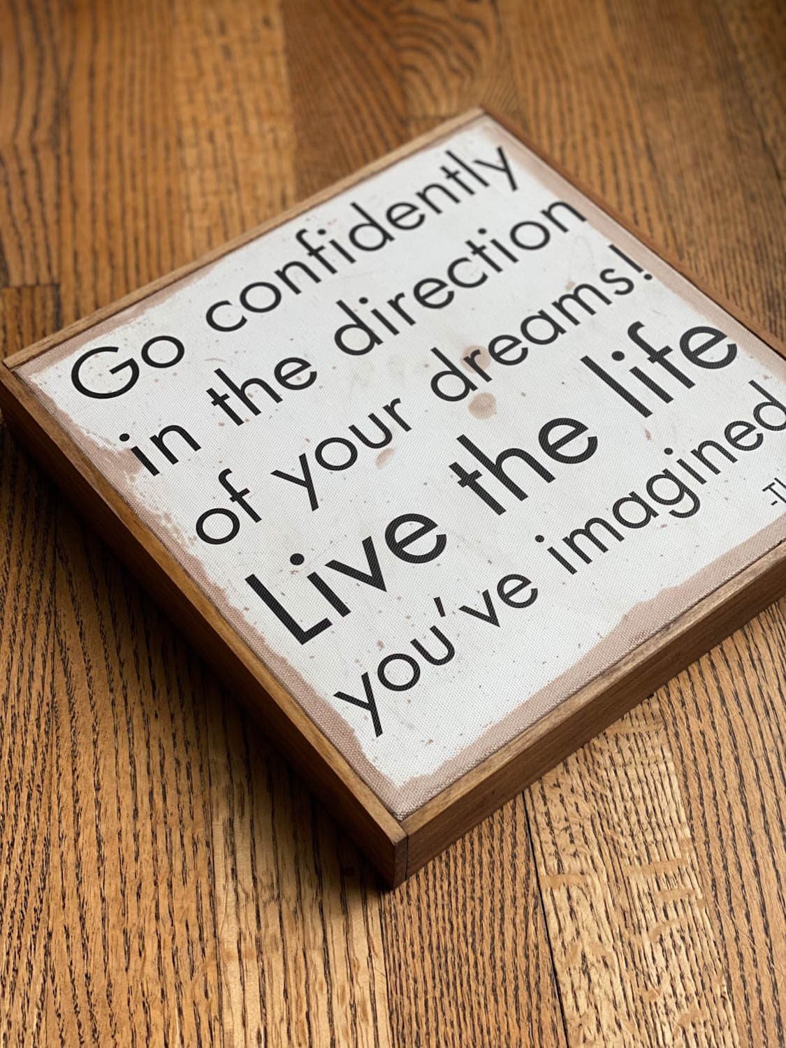 diy canvas from on an old farmhouse sign